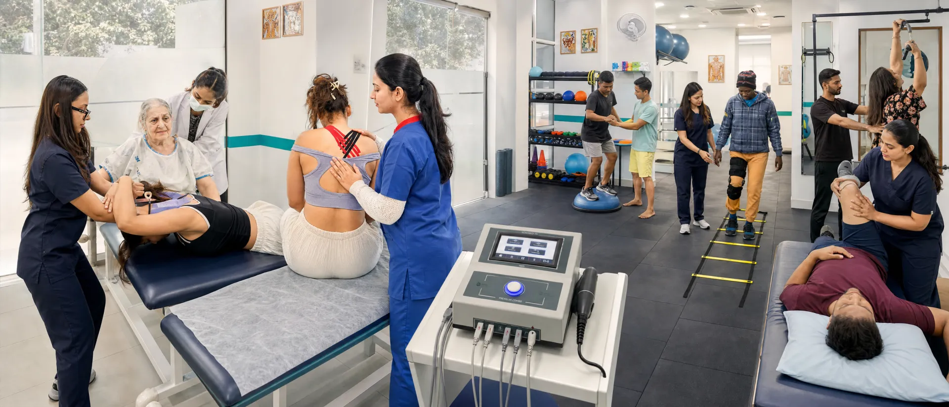 RA Physiotherapy Ortho Spine and Sports Rehab Clinic in Gurgaon